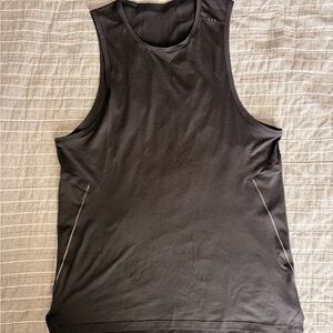 Lululemon Fast & Free Tank Dark Gray Mens Size Medium